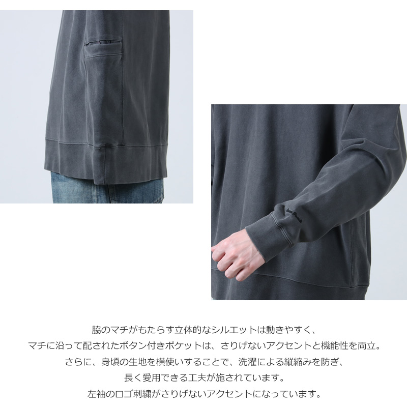 snow peak(Ρԡ) Garment Dyed Pullover