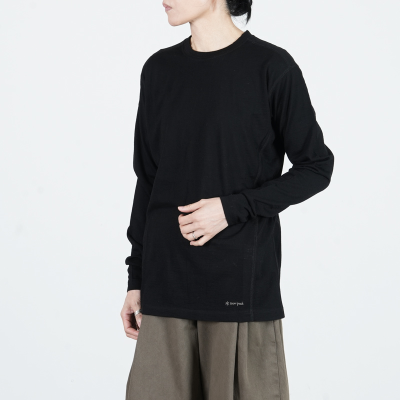 snow peak(Ρԡ) Merino Wool L/S T-Shirt