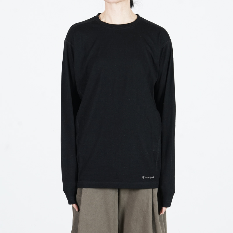 snow peak(Ρԡ) Merino Wool L/S T-Shirt