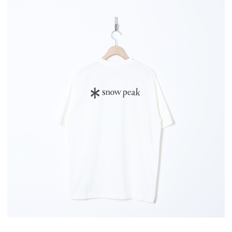 snow peak(���Ρ��ԡ���) New Standard Back Printed Logo T-Shirt