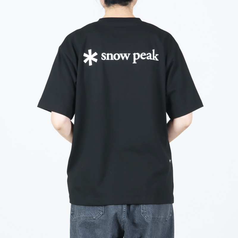 snow peak(���Ρ��ԡ���) New Standard Back Printed Logo T-Shirt