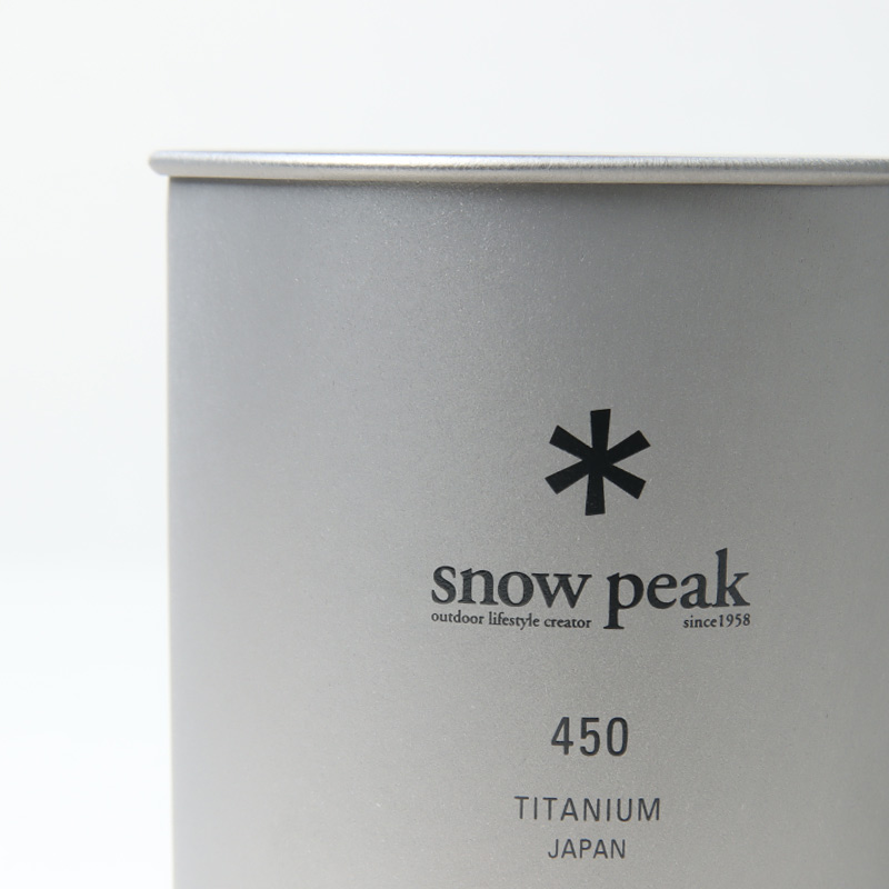 snow peak (スノーピーク) Ti-Single 450 Wall Cup TT / チタン