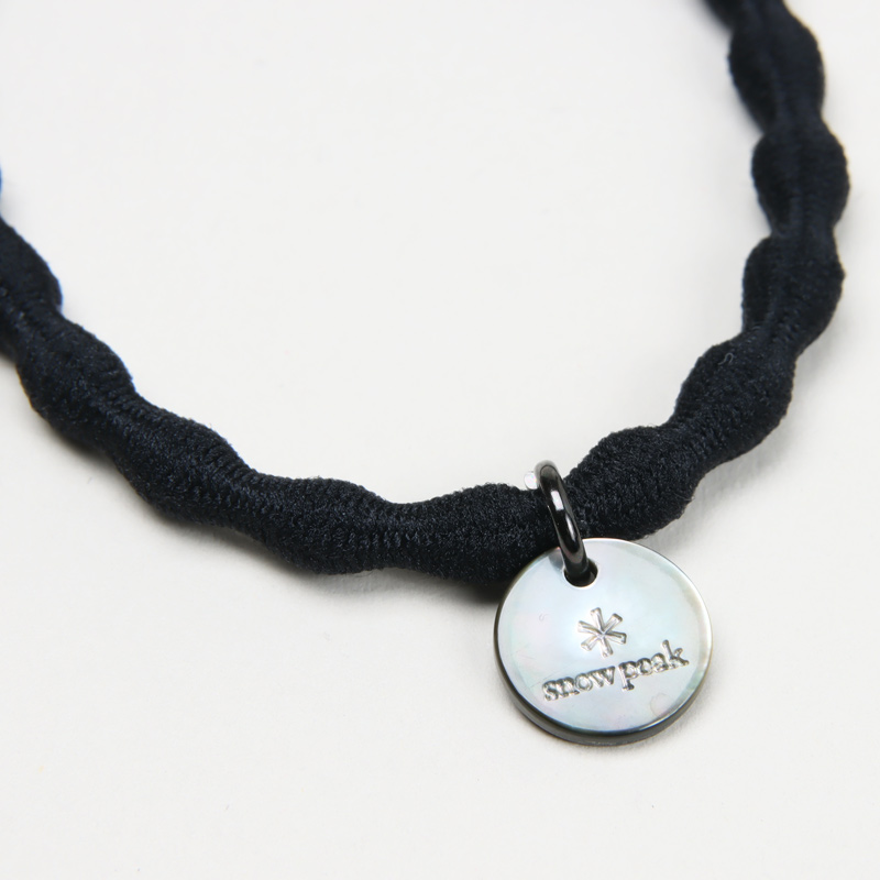 snow peak(Ρԡ) Logo-Charm Hair Tie