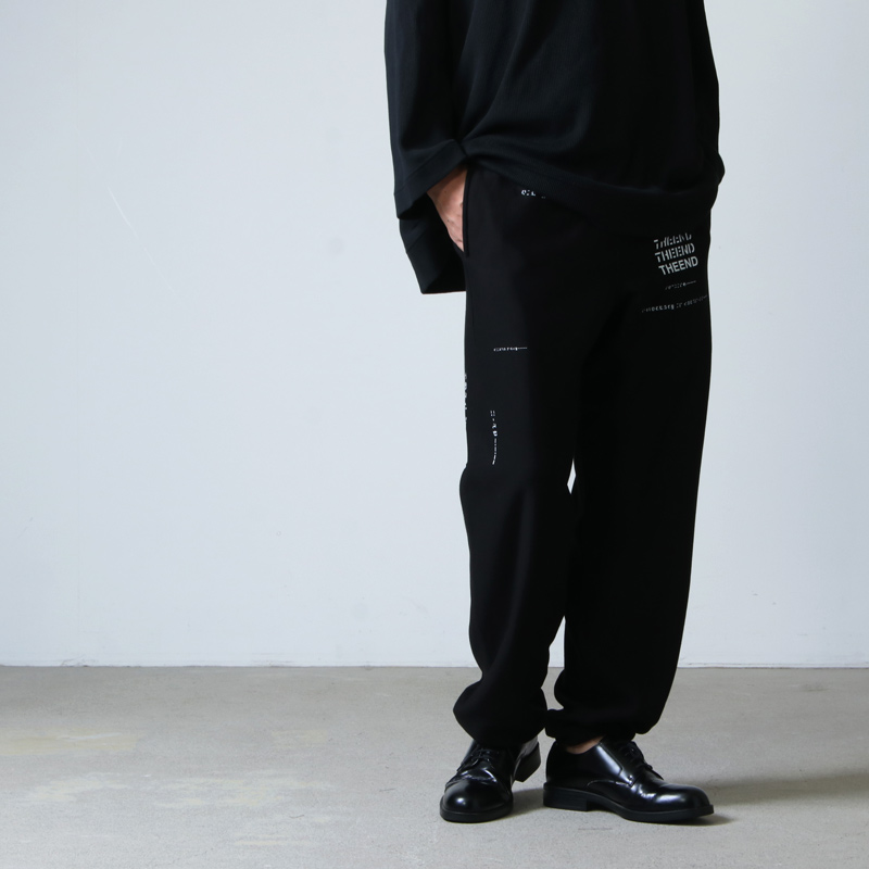 TAKAHIROMIYASHITATheSoloist.(ҥߥ䥷) geometric morse code jogger pant