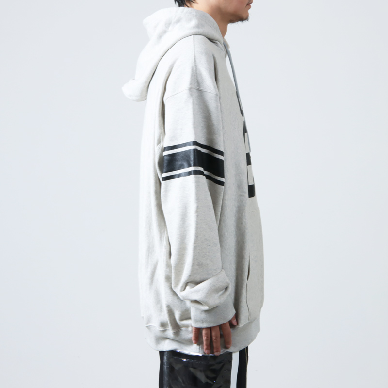 サイズ46身幅60着丈7516aw soloist oversized half zip パーカー46