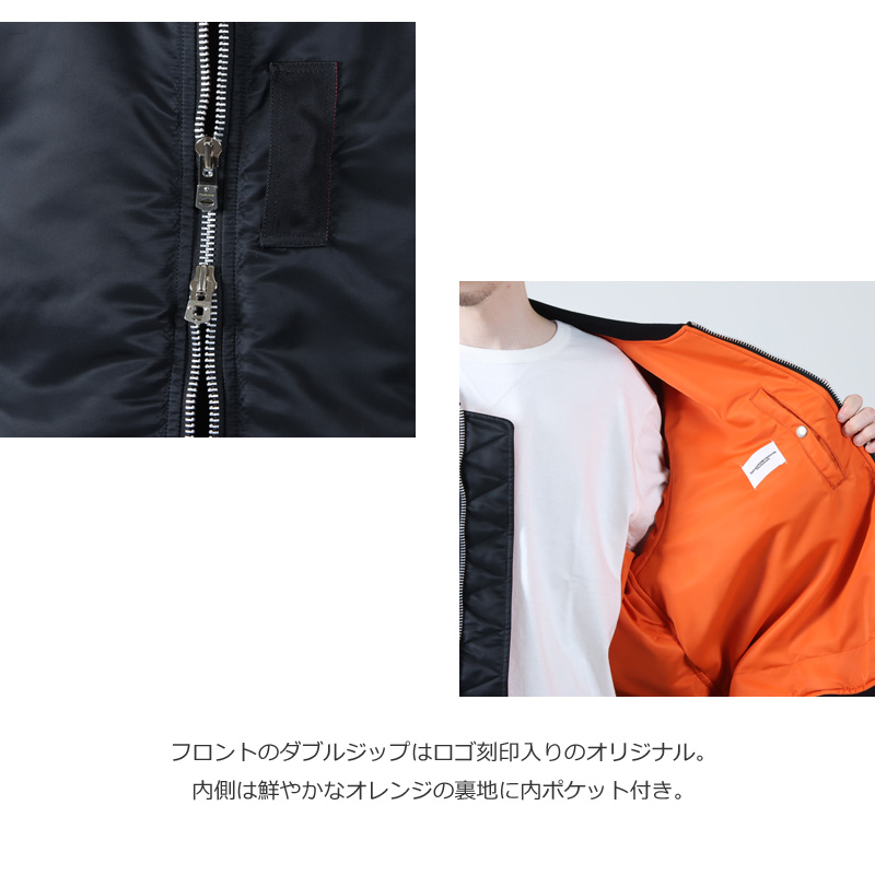 TAKAHIROMIYASHITATheSoloist.(タカヒロミヤシタザソロイスト) back gusset sleeve flight jacket.
