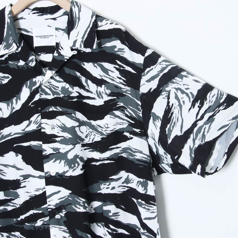 TAKAHIROMIYASHITATheSoloist.(ҥߥ䥷) hawaiian shirt.(tiger camouflage)