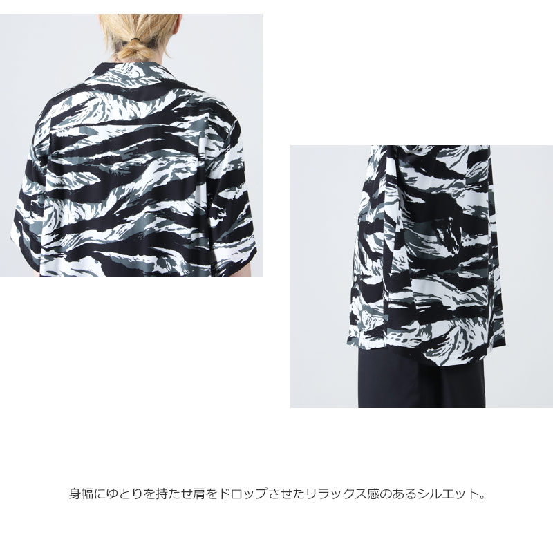 TAKAHIROMIYASHITATheSoloist.(ҥߥ䥷) hawaiian shirt.(tiger camouflage)