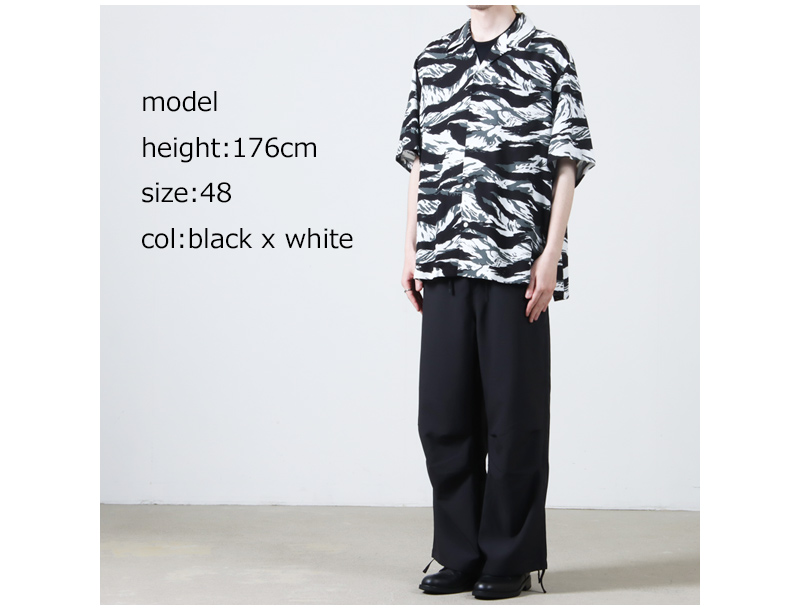 TAKAHIROMIYASHITATheSoloist.(ҥߥ䥷) hawaiian shirt.(tiger camouflage)