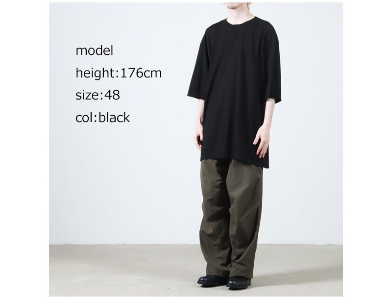 TAKAHIROMIYASHITATheSoloist.(ҥߥ䥷) oversized crew neck s/s tee.