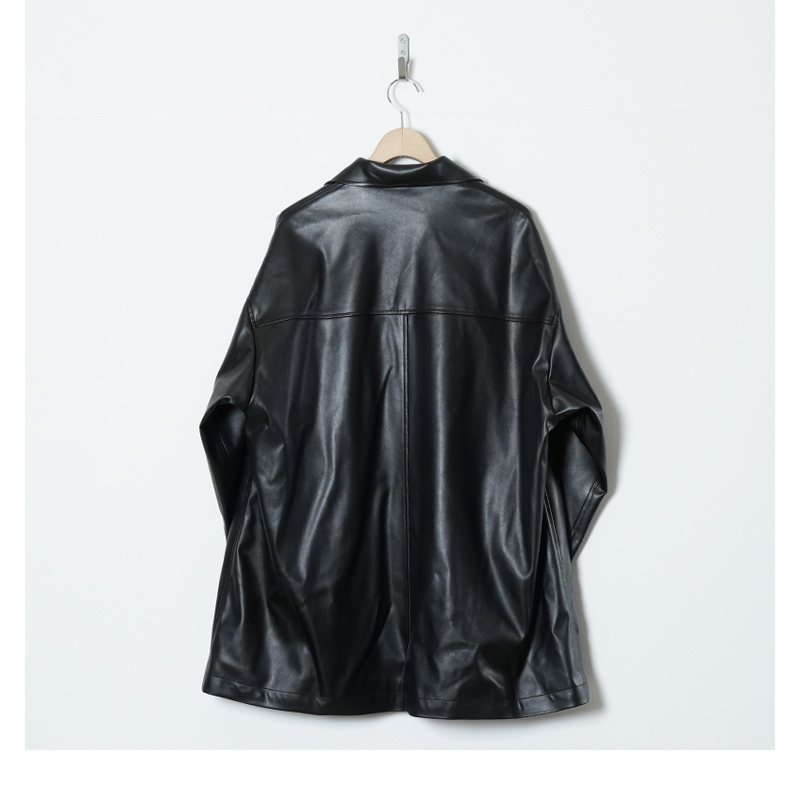 TAKAHIROMIYASHITATheSoloist.(ҥߥ䥷) faux leather sack coat.