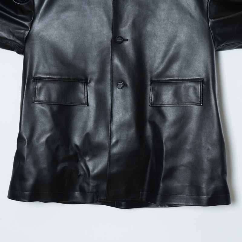 TAKAHIROMIYASHITATheSoloist.(ҥߥ䥷) faux leather sack coat.