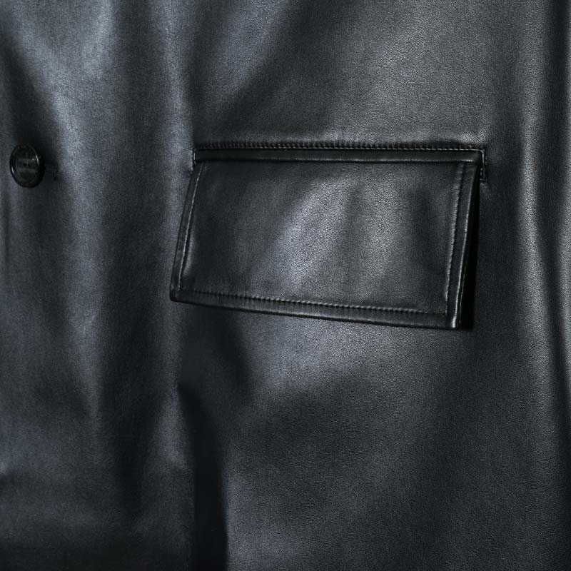 TAKAHIROMIYASHITATheSoloist.(ҥߥ䥷) faux leather sack coat.
