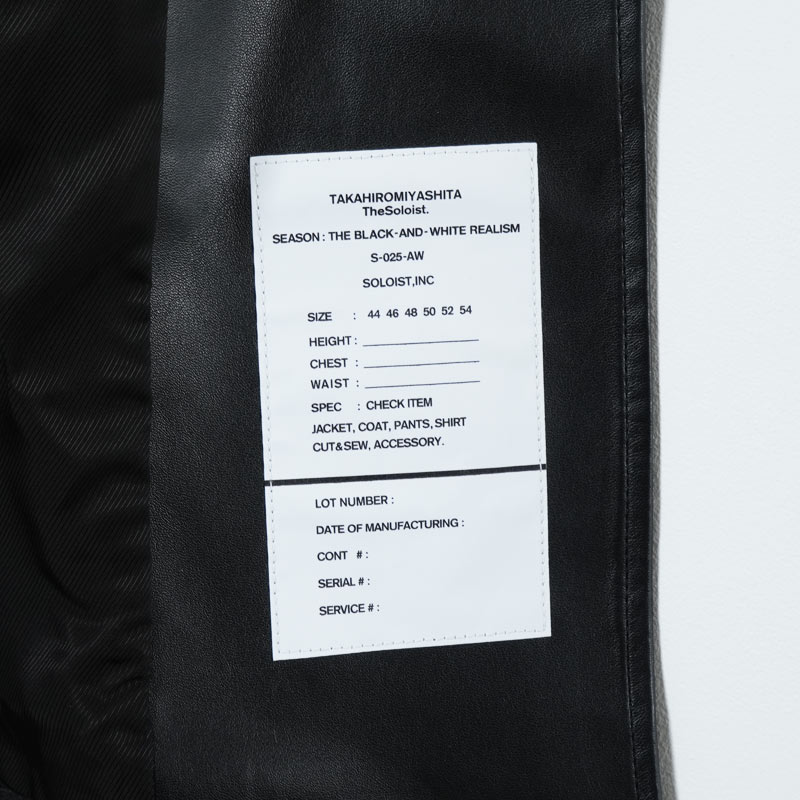 TAKAHIROMIYASHITATheSoloist.(ҥߥ䥷) faux leather sack coat.