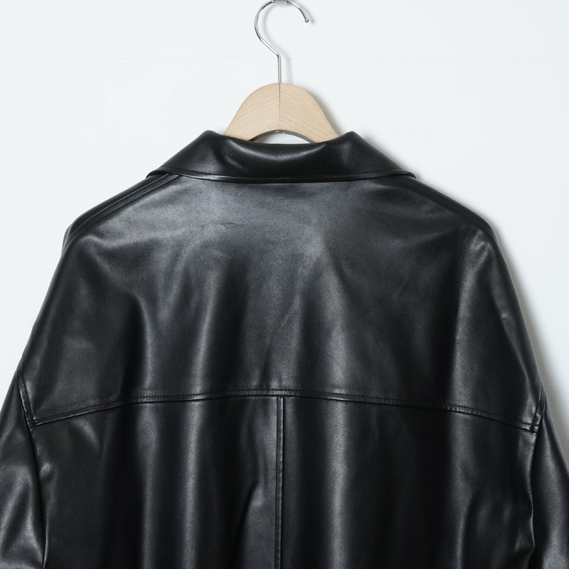 TAKAHIROMIYASHITATheSoloist.(ҥߥ䥷) faux leather sack coat.