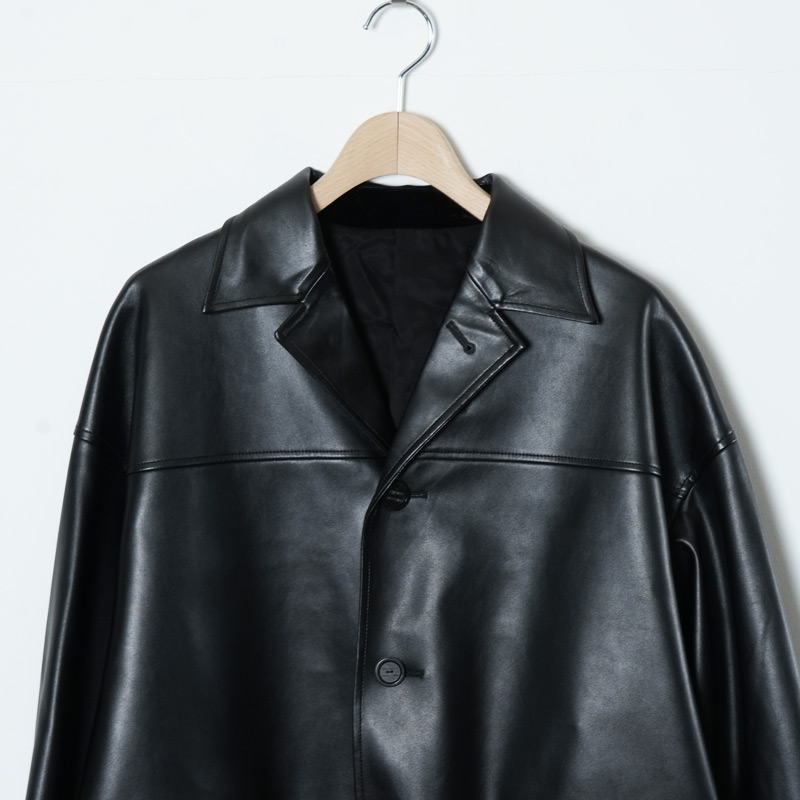 TAKAHIROMIYASHITATheSoloist.(ҥߥ䥷) faux leather sack coat.