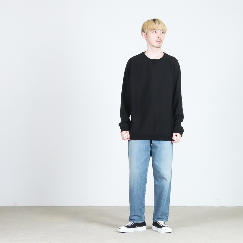 TAKAHIROMIYASHITATheSoloist.(ҥߥ䥷) oversized crew neck sweat shirt.