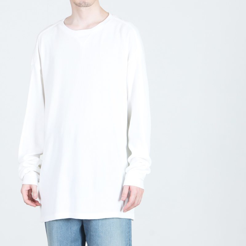 TAKAHIROMIYASHITATheSoloist.(ҥߥ䥷) oversized thermal crew l/s tee.