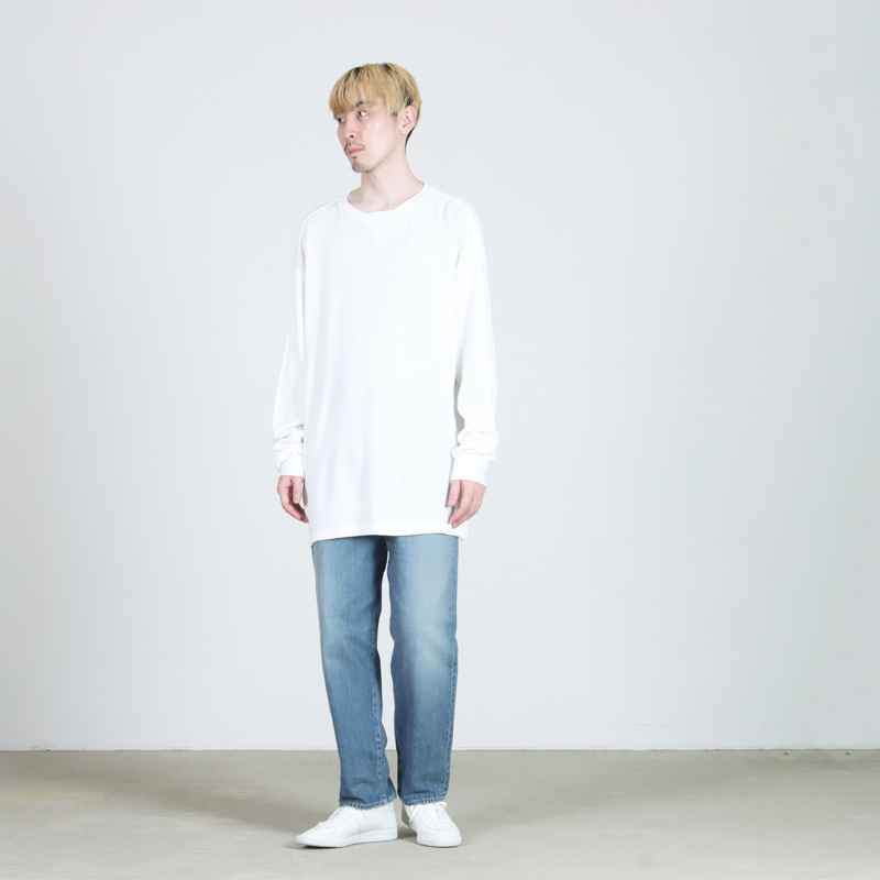TAKAHIROMIYASHITATheSoloist.(ҥߥ䥷) oversized thermal crew l/s tee.