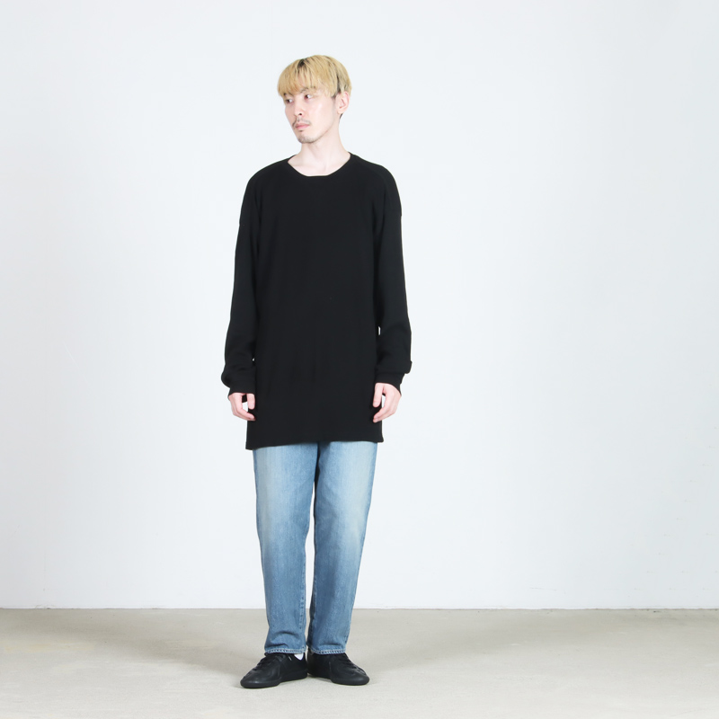 TAKAHIROMIYASHITATheSoloist.(ҥߥ䥷) oversized thermal crew l/s tee.
