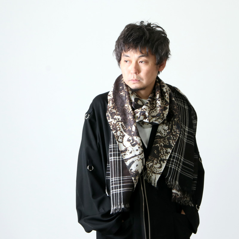 TAKAHIROMIYASHITATheSoloist.(ҥߥ䥷) w face rectangle scarf