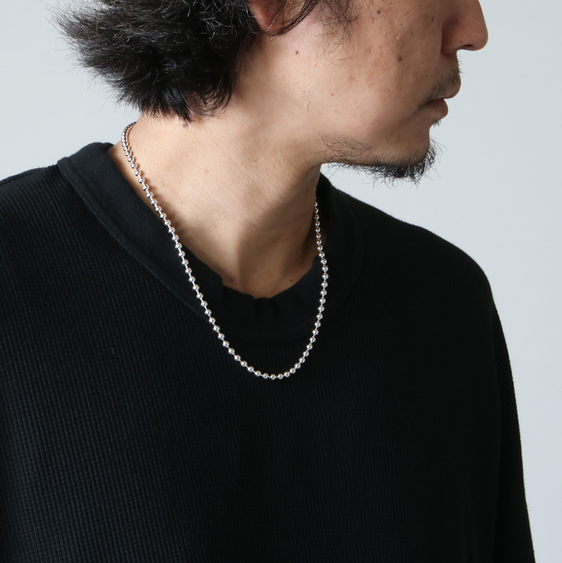 ブラウン×ピンク soloist ソロイスト leather necklace レザー