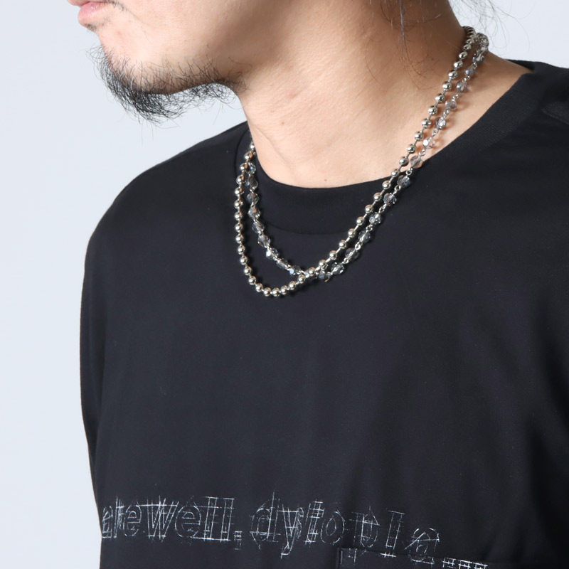 TAKAHIROMIYASHITATheSoloist.(ҥߥ䥷) single glass beads with ball chain neck lace