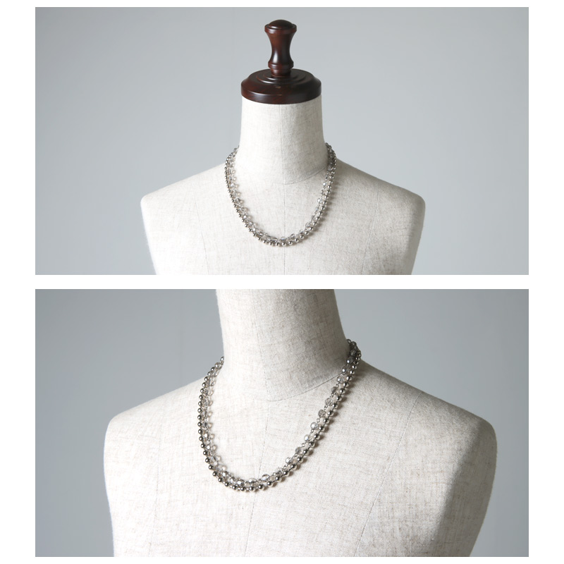 TAKAHIROMIYASHITATheSoloist.(ҥߥ䥷) single glass beads with ball chain neck lace