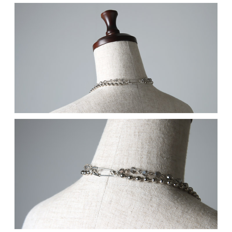 TAKAHIROMIYASHITATheSoloist.(ҥߥ䥷) single glass beads with ball chain neck lace