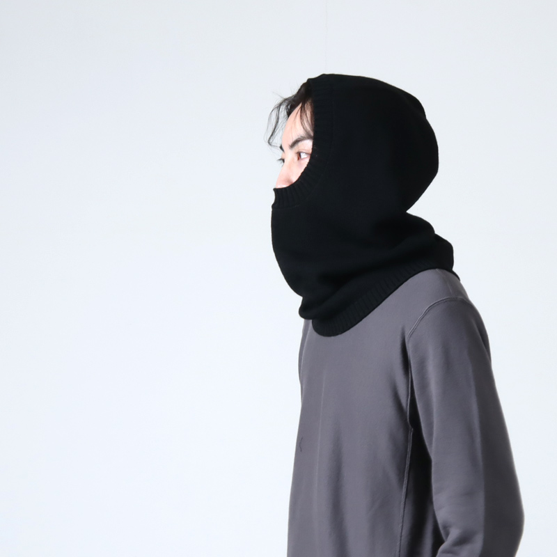 TAKAHIROMIYASHITATheSoloist. (タカヒロミヤシタザソロイスト) shetland wool huge balaclava  / シェットランドウールヒュージバラクラバ