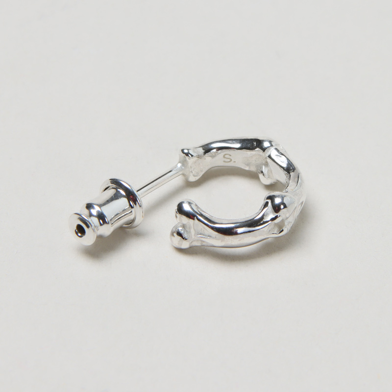 TAKAHIROMIYASHITATheSoloist.(ҥߥ䥷) bone shaped earrings.-S-(9mm)