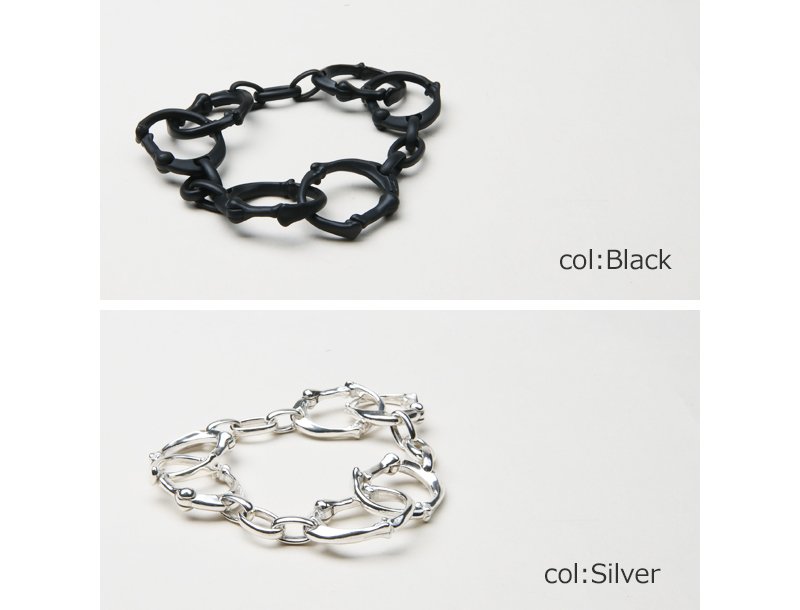 TAKAHIROMIYASHITATheSoloist.(ҥߥ䥷) bone shaped carabiner bracelet.-S-