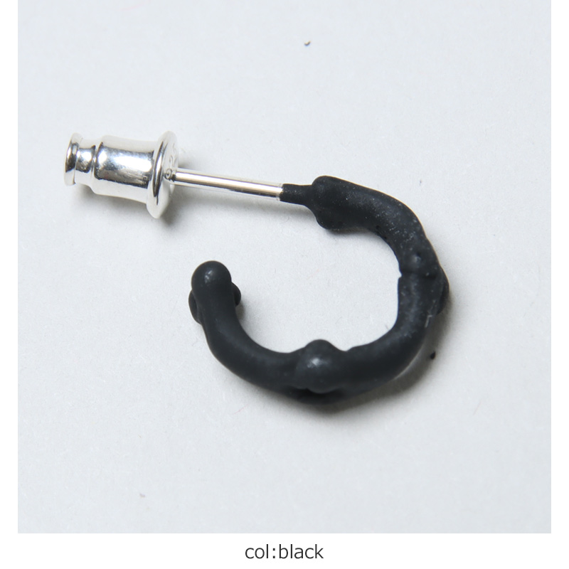 TAKAHIROMIYASHITATheSoloist.(ҥߥ䥷) bone shaped earrings.-S- 9mm