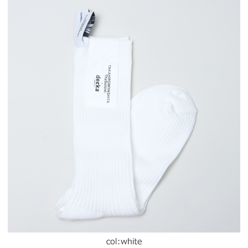 TAKAHIROMIYASHITATheSoloist.(ҥߥ䥷) middleweight ribbed mid socks.
