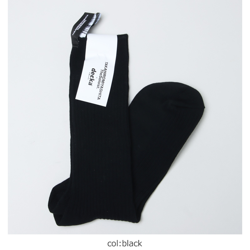 TAKAHIROMIYASHITATheSoloist.(ҥߥ䥷) middleweight ribbed mid socks.