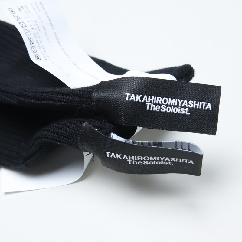 TAKAHIROMIYASHITATheSoloist.(ҥߥ䥷) middleweight ribbed mid socks.