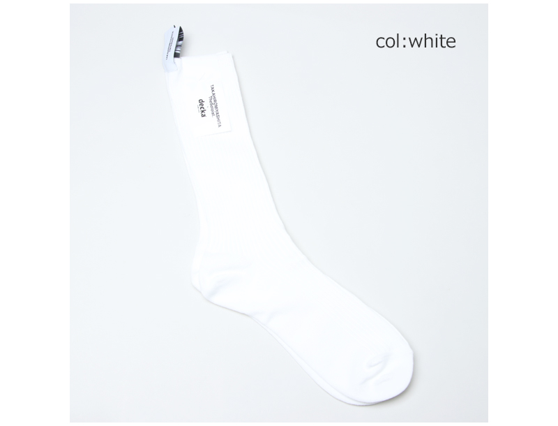 TAKAHIROMIYASHITATheSoloist.(ҥߥ䥷) middleweight ribbed mid socks.