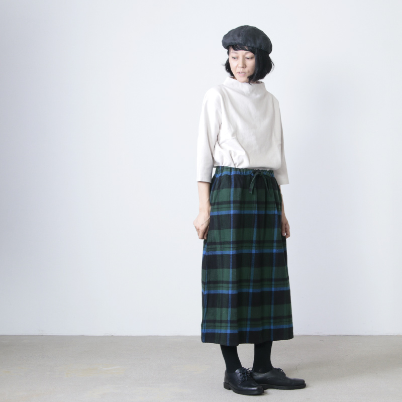 South2 West8 (サウスツーウエストエイト) String Skirt - Cotton Twill / Plaid / ストリングスカート