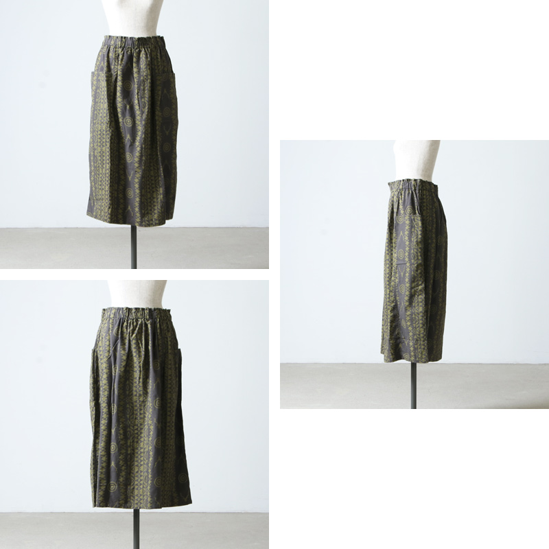 South2 West8(ġȥ) Army String Skirt - Flannel Pt.