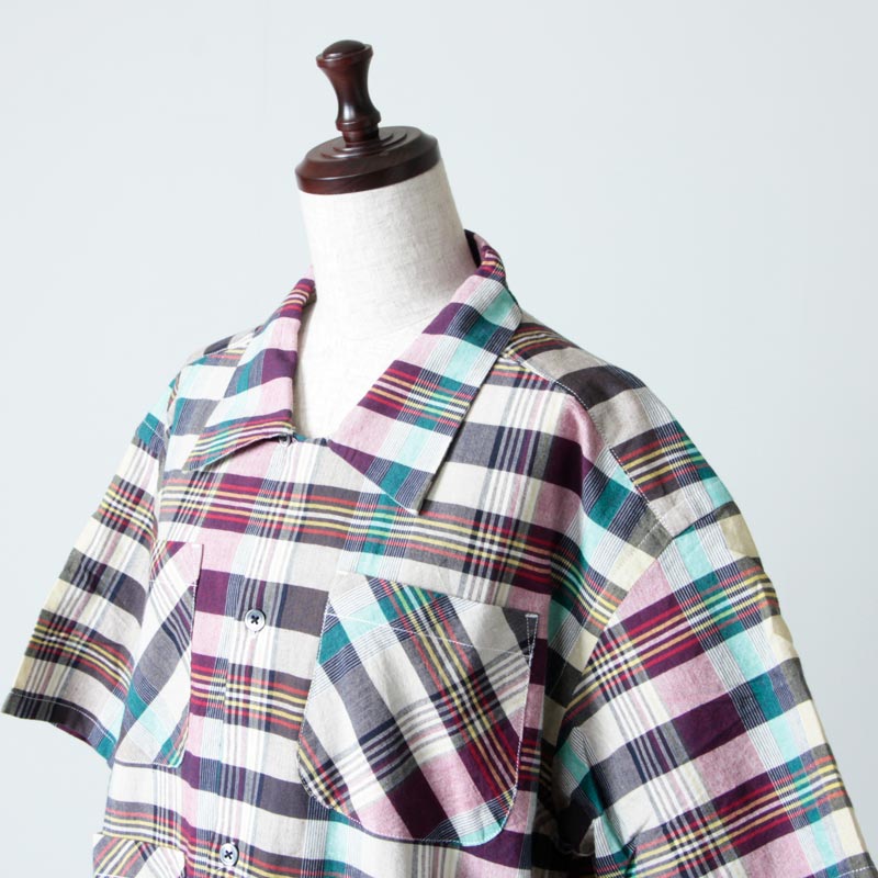 South2 West8(ġȥ) S/S 6 Pocket Shirt Dress - Madras Plaid