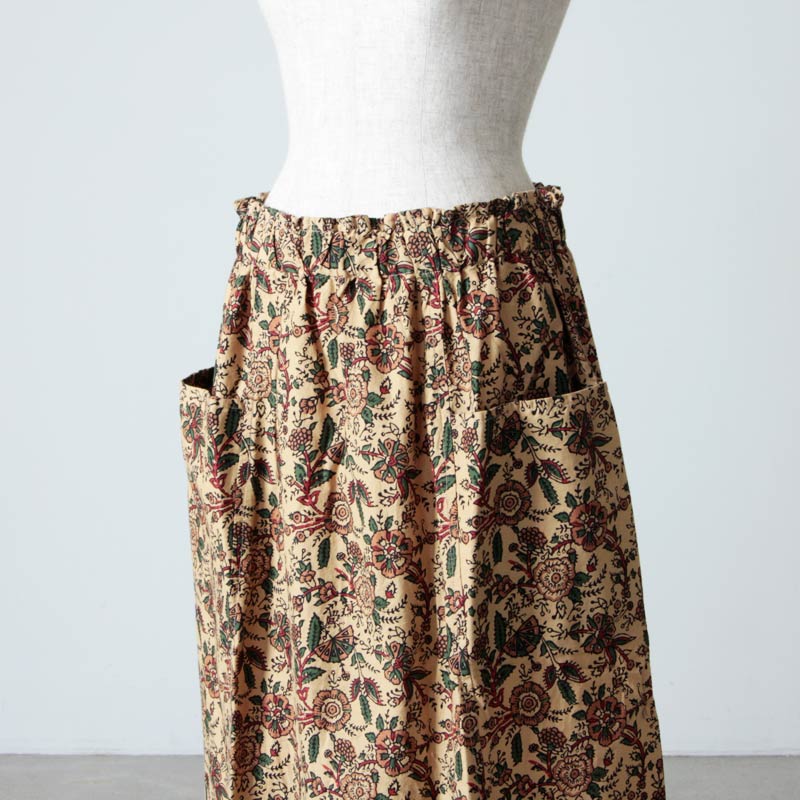 South2 West8(ġȥ) Army String Skirt - Batik Pt. / Floral