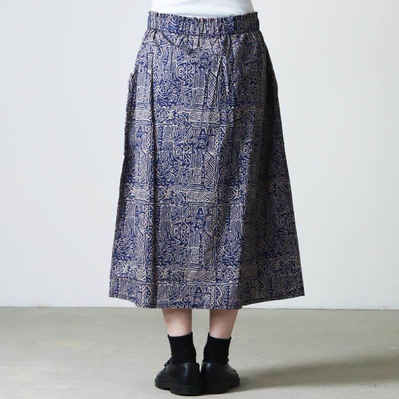 South2 West8 (サウスツーウエストエイト) Army String Skirt - Batik 