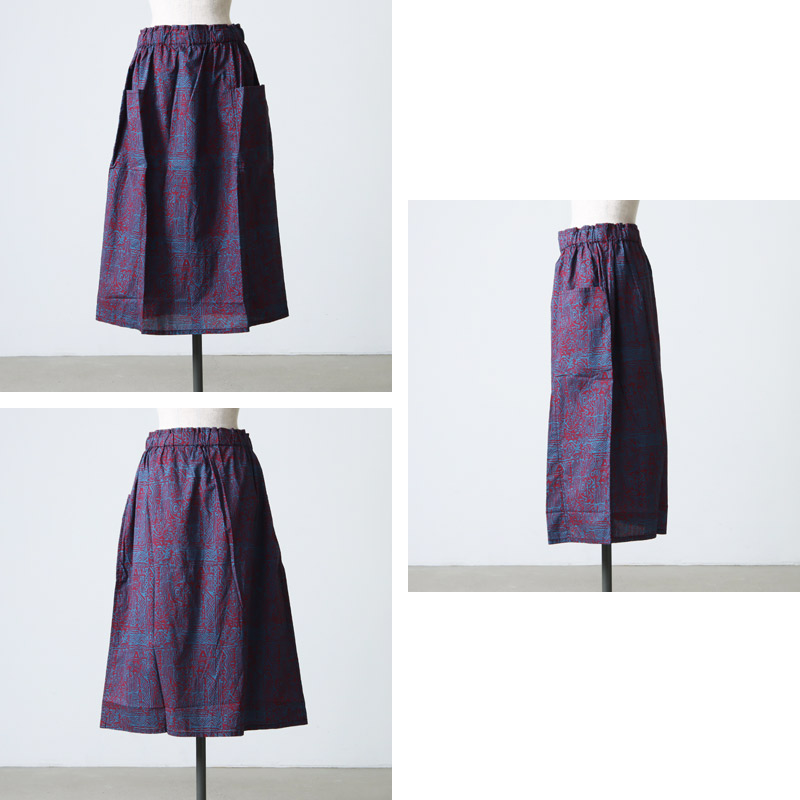 South2 West8 (サウスツーウエストエイト) Army String Skirt - Batik 