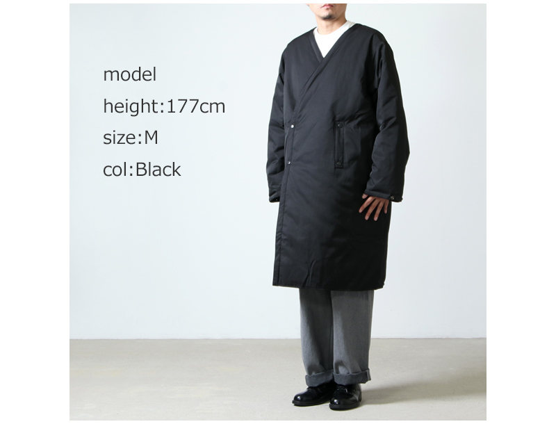 South2 West8 (サウスツーウエストエイト) V Neck Down Coat - C/Pe