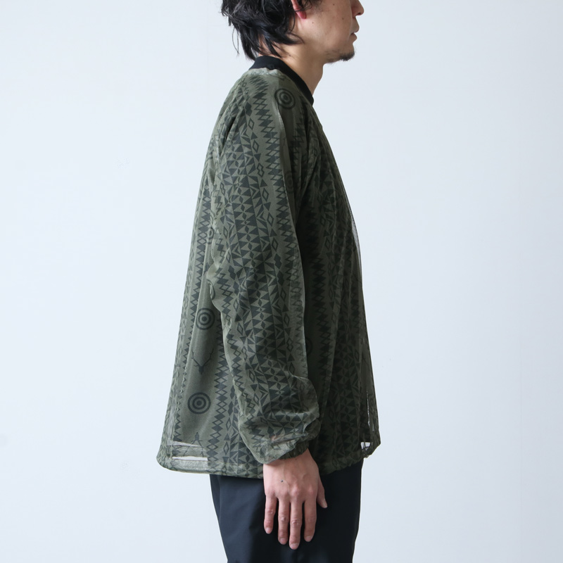 サウスツーウェストエイトメッシュシャツBush Crew Neck Shirt-