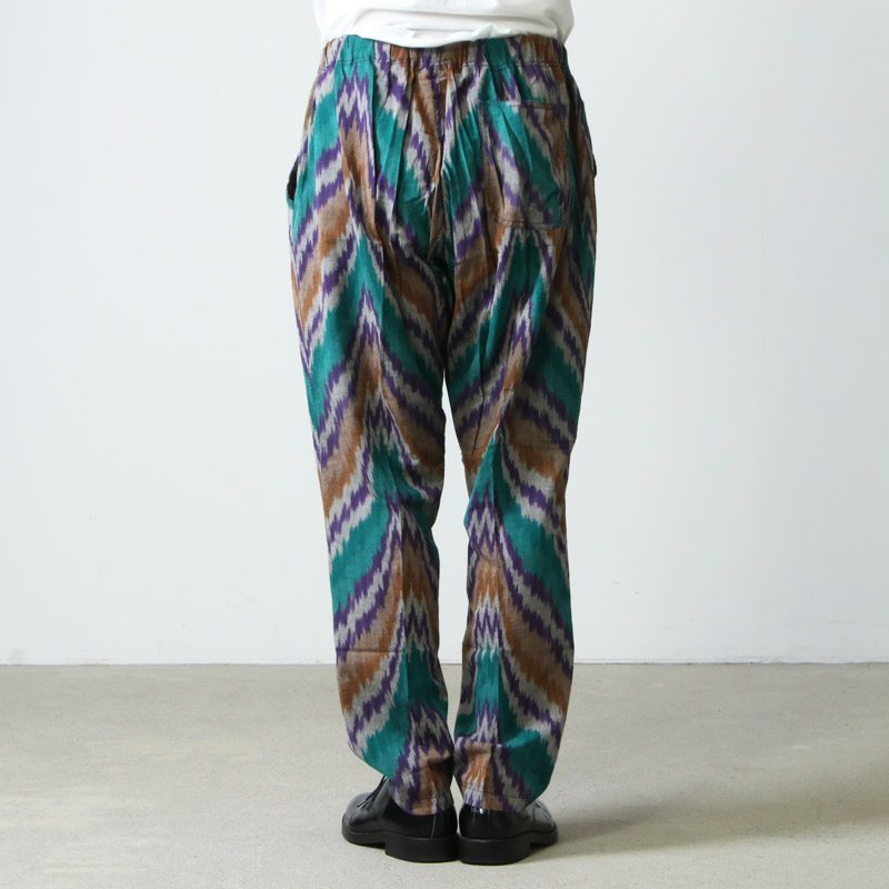 South2 West8 (サウスツーウエストエイト) String Slack Pant - Ikat Wave / ストリングスラックパンツ