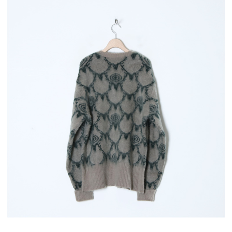 South2 West8 (サウスツーウエストエイト) Loose Fit V Neck Sweater - Skull Target /  ルーズフィットVネックセーター