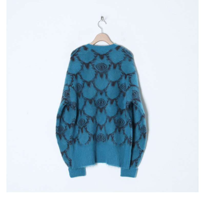 South2 West8 (サウスツーウエストエイト) Loose Fit V Neck Sweater - Skull Target /  ルーズフィットVネックセーター