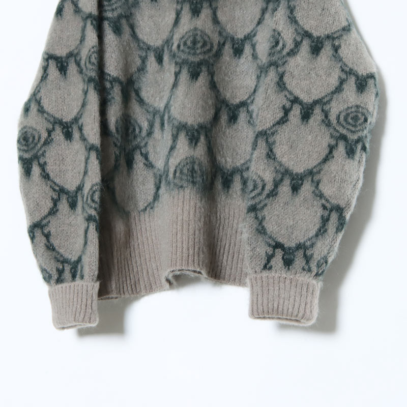 South2 West8 (サウスツーウエストエイト) Loose Fit V Neck Sweater - Skull Target /  ルーズフィットVネックセーター