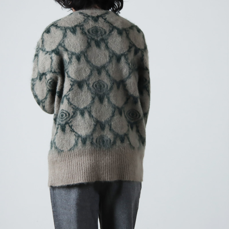 South2 West8 (サウスツーウエストエイト) Loose Fit V Neck Sweater - Skull Target /  ルーズフィットVネックセーター
